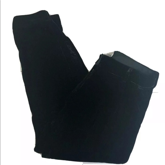 Parker Women's Morgan Velvet Jogger Pants Black New - Picture 3 of 5